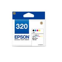 Epson  T320  C13T32008H  原裝 四色墨盒 146頁 